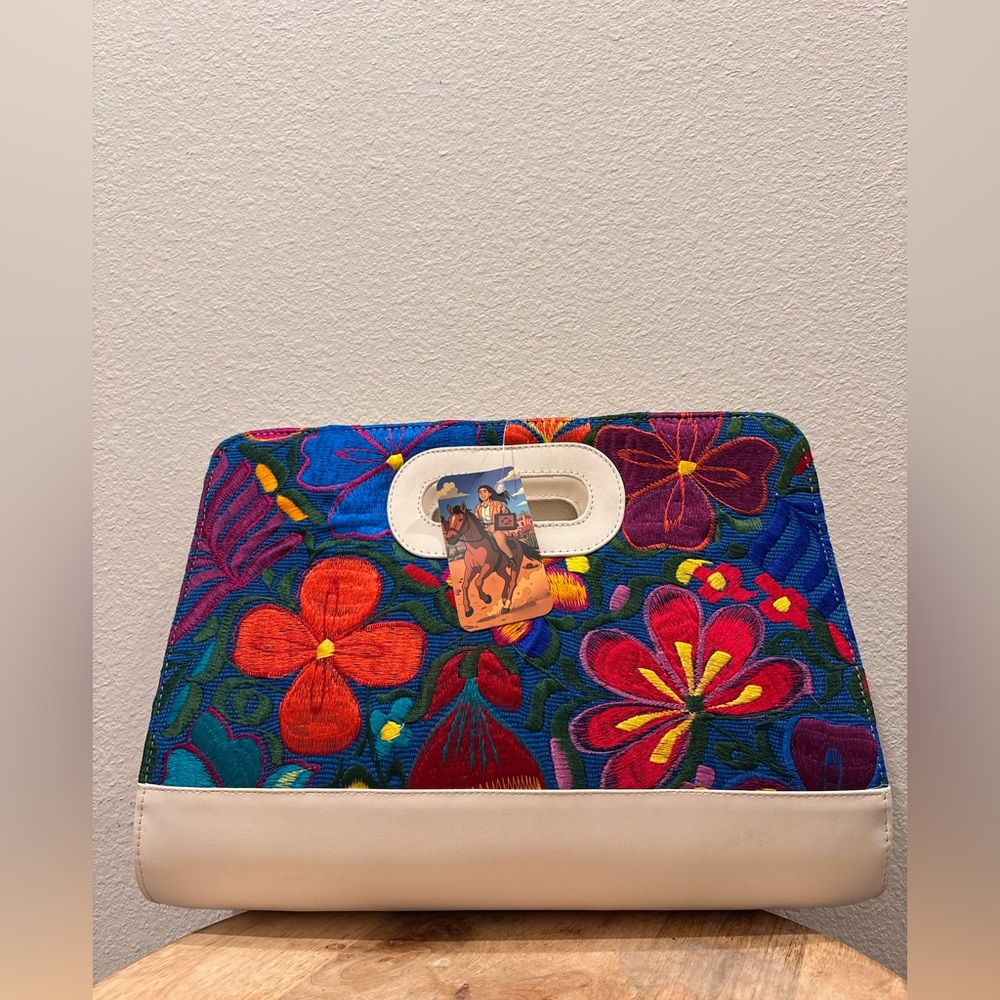 Colorful Floral Tote Bag